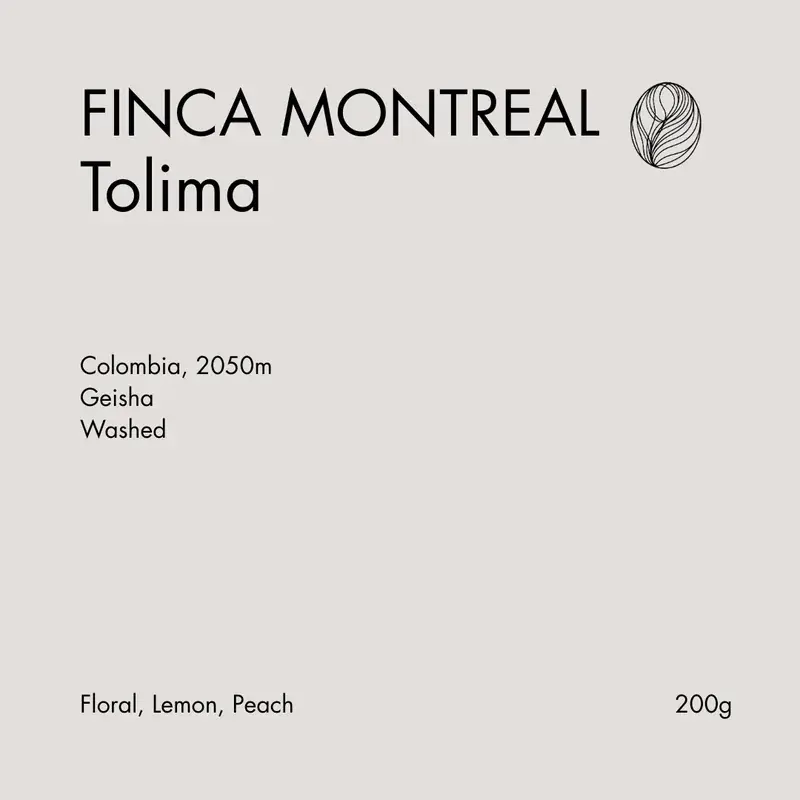 Finca Montreal Tolima Washed Geisha