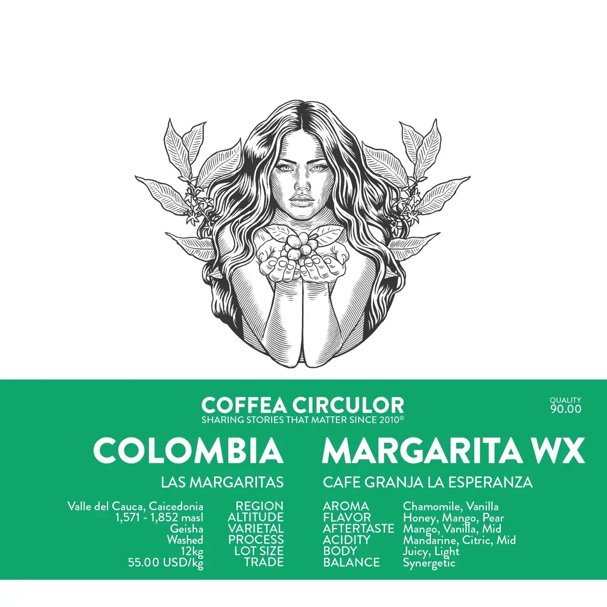 Cafe Granja La Esperanza Margarita Geisha