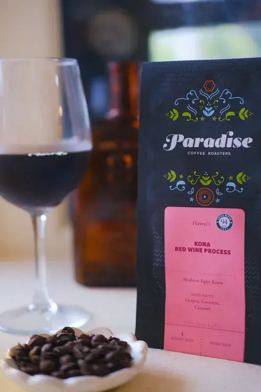 Kona Red Wine Process