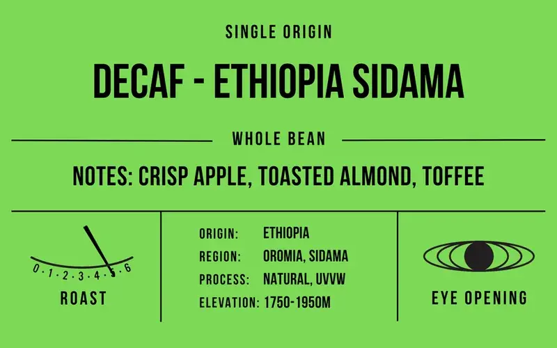 Decaf Ethiopia Sidama