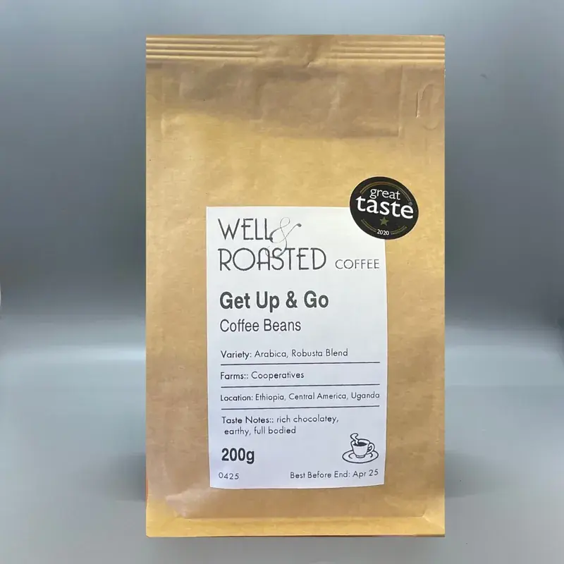 Get Up & Go Coffee - Italian Style Espresso House Blend