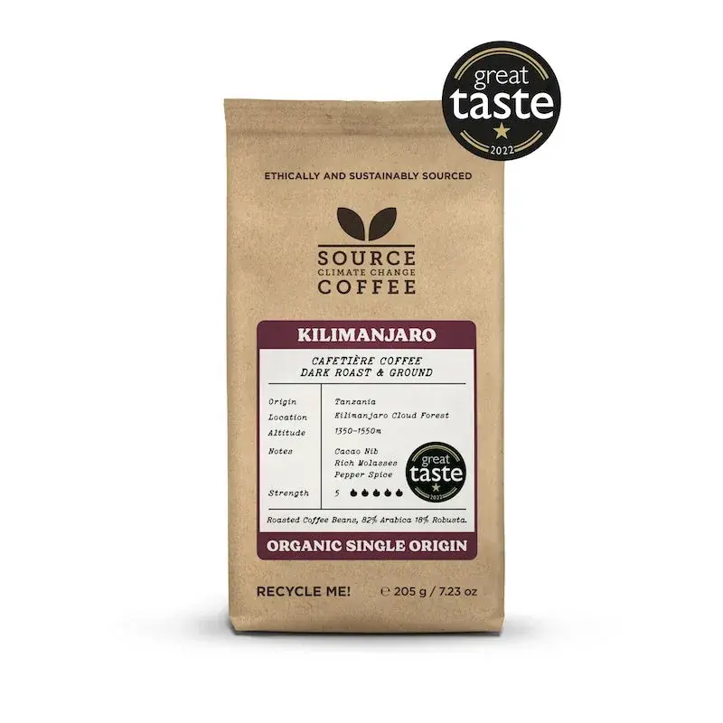 Tanzania Strength 5 Award Winning Organic Coffee