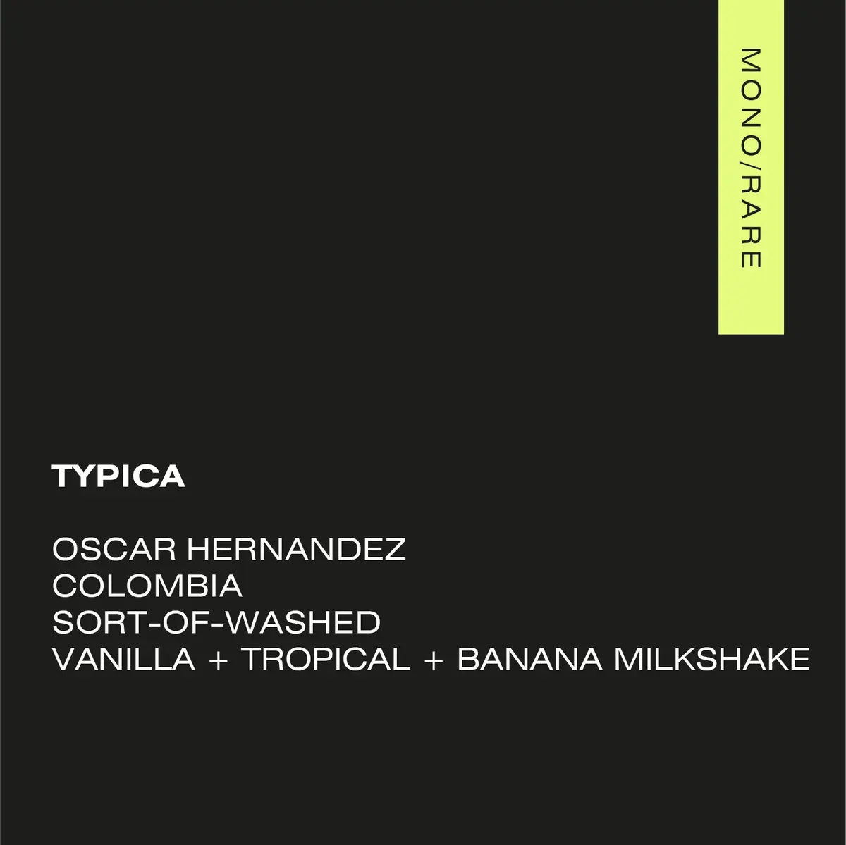 TYPICA Colombia – Nogales