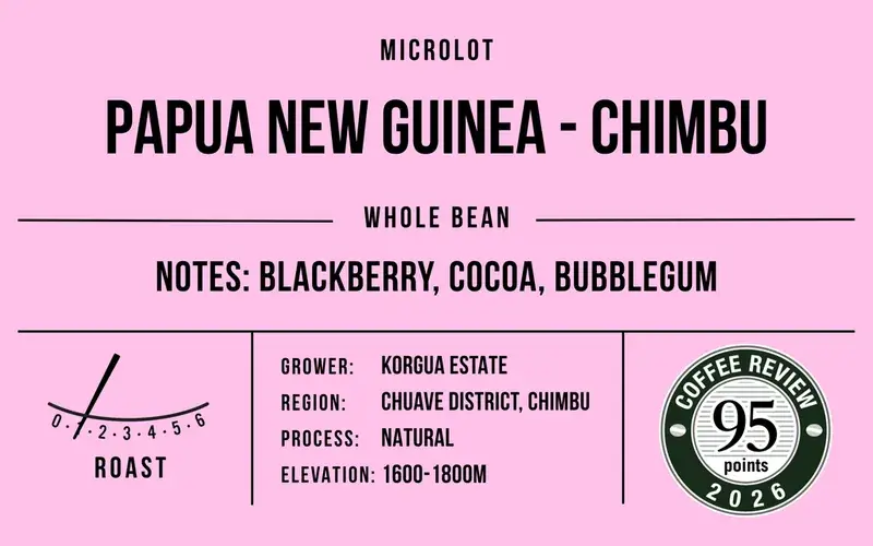 Papua New Guinea Chimbu Microlot