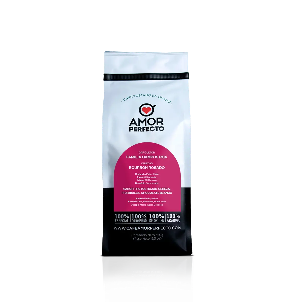 Campos Roa Bourbon Rosado Semi Lavado