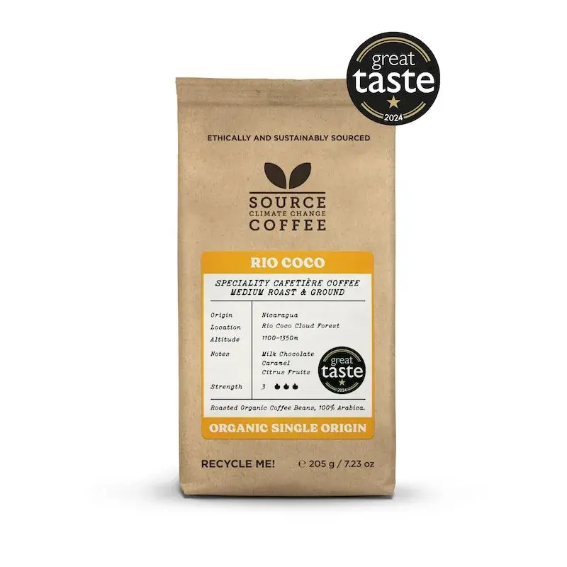 Organic Rio Coco Cloud Forest Coffee: Nicaragua Strength 3