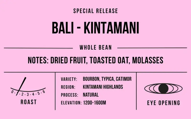 Bali Kintamani - Special Release
