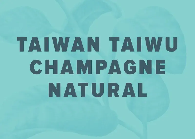 Taiwan Taiwu Champagne Natural