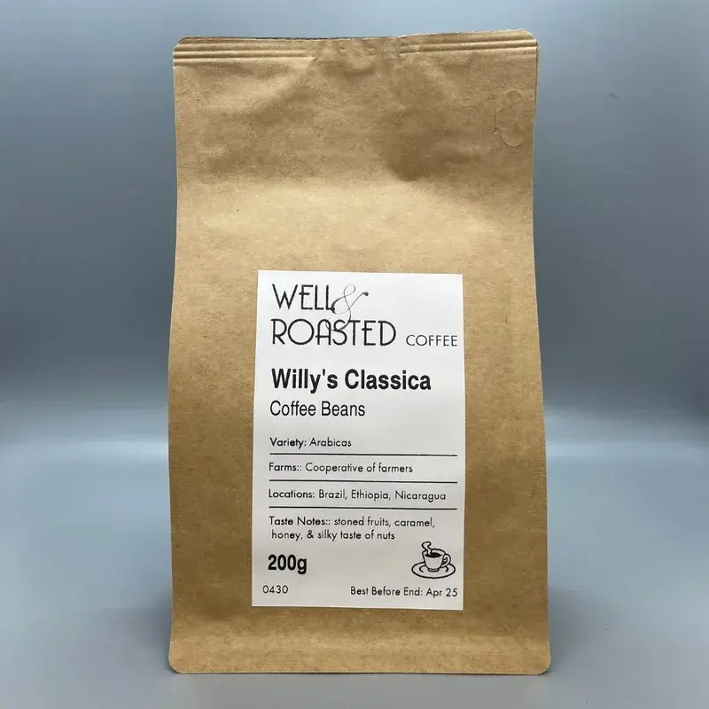 Willy's Classica - Italian Style Espresso House Blend