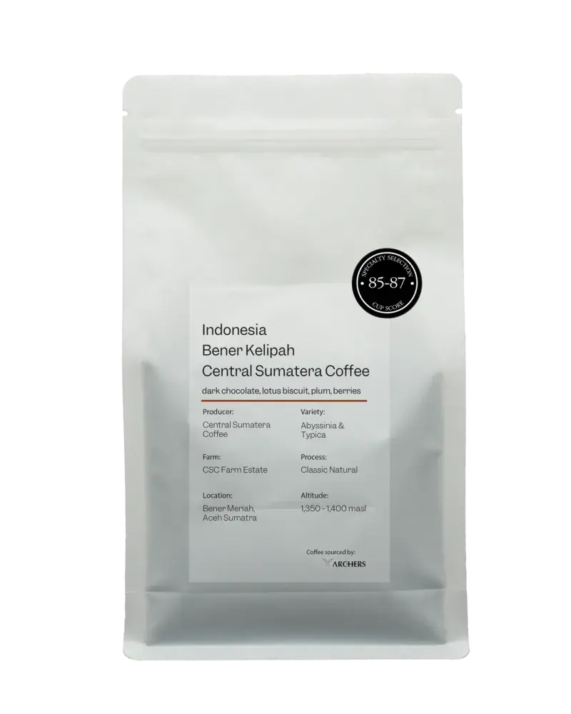 Indonesia - Bener Kelipah, Central Sumatera Coffee
