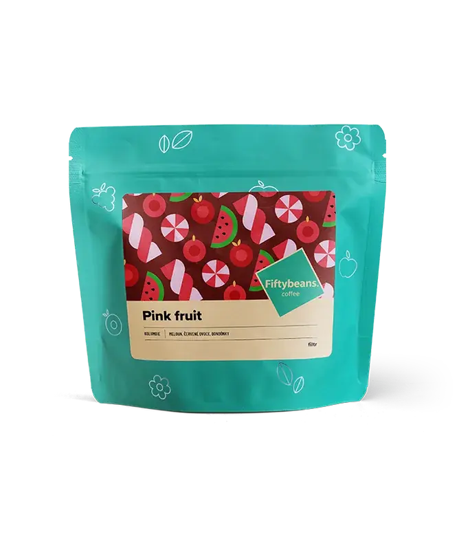 Pink fruit