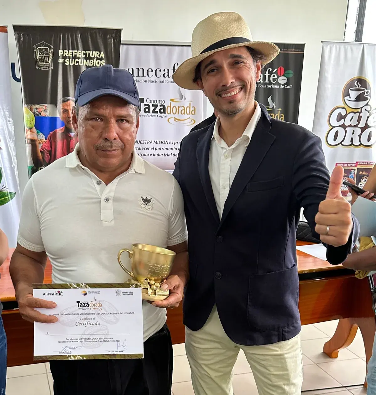Ecuador Taza Dorada Robusta 1st Place - Calixto Rivera